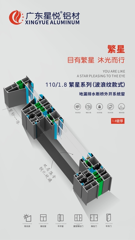 110/1.8繁星系列（波浪纹款式）